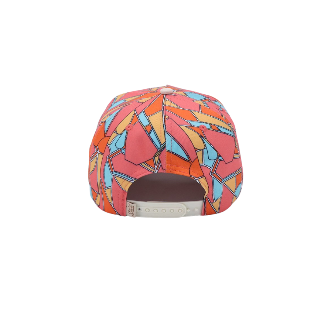 Sav'd By Grace Snap Back Hat -Stained Glass