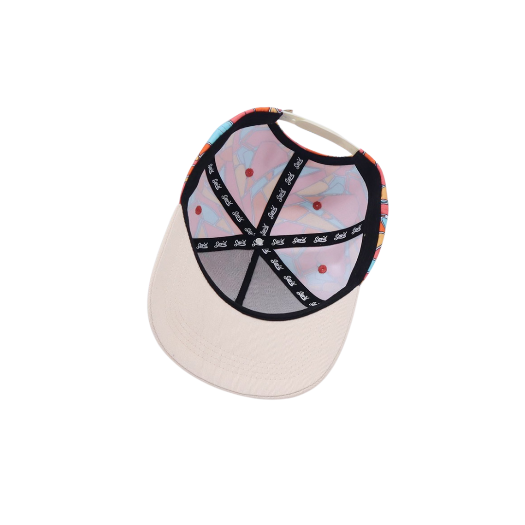 Sav'd By Grace Snap Back Hat -Stained Glass