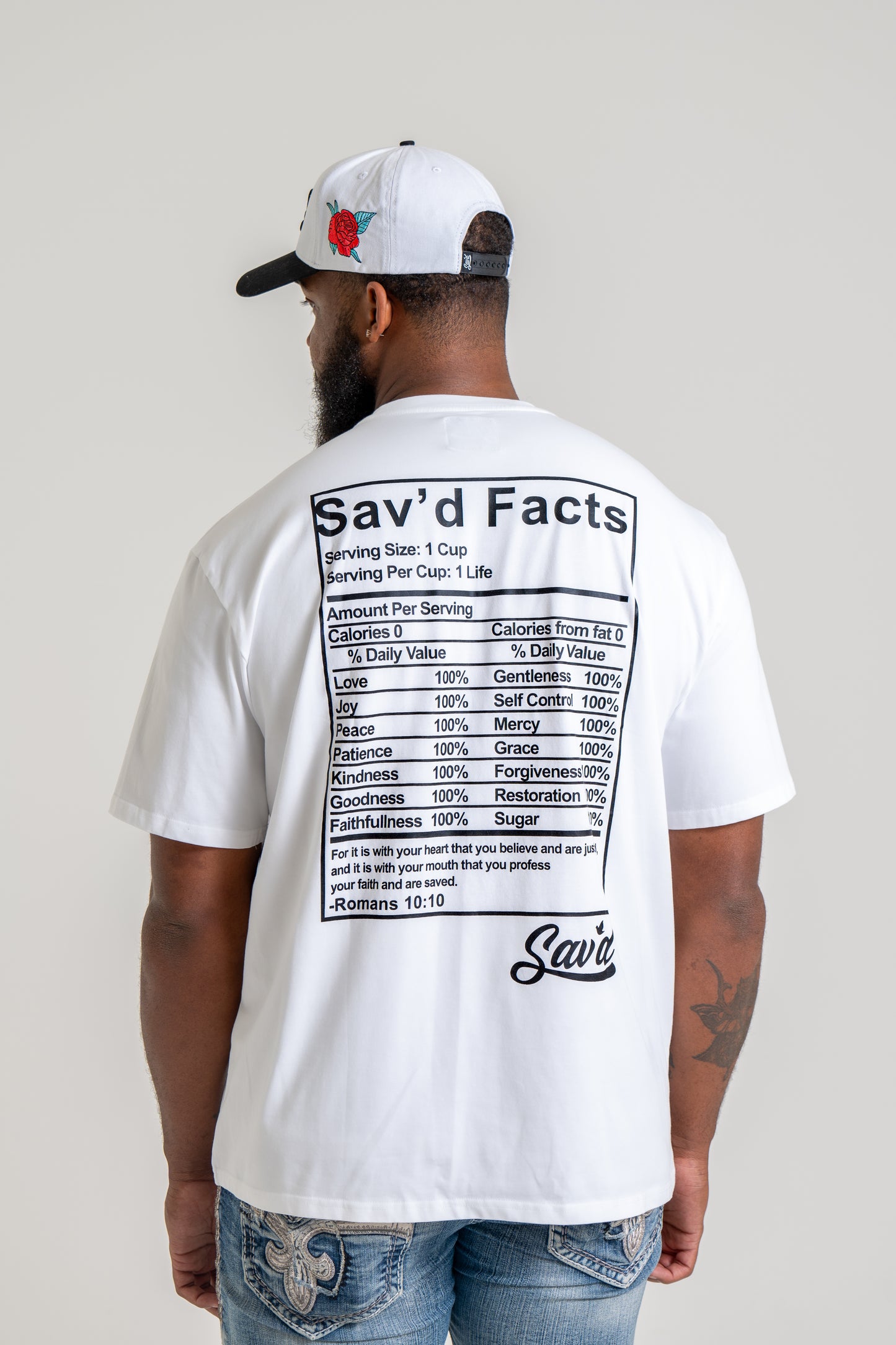 Sav'd Facts Tee - Christian Faith & Scripture Inspired T-Shirt