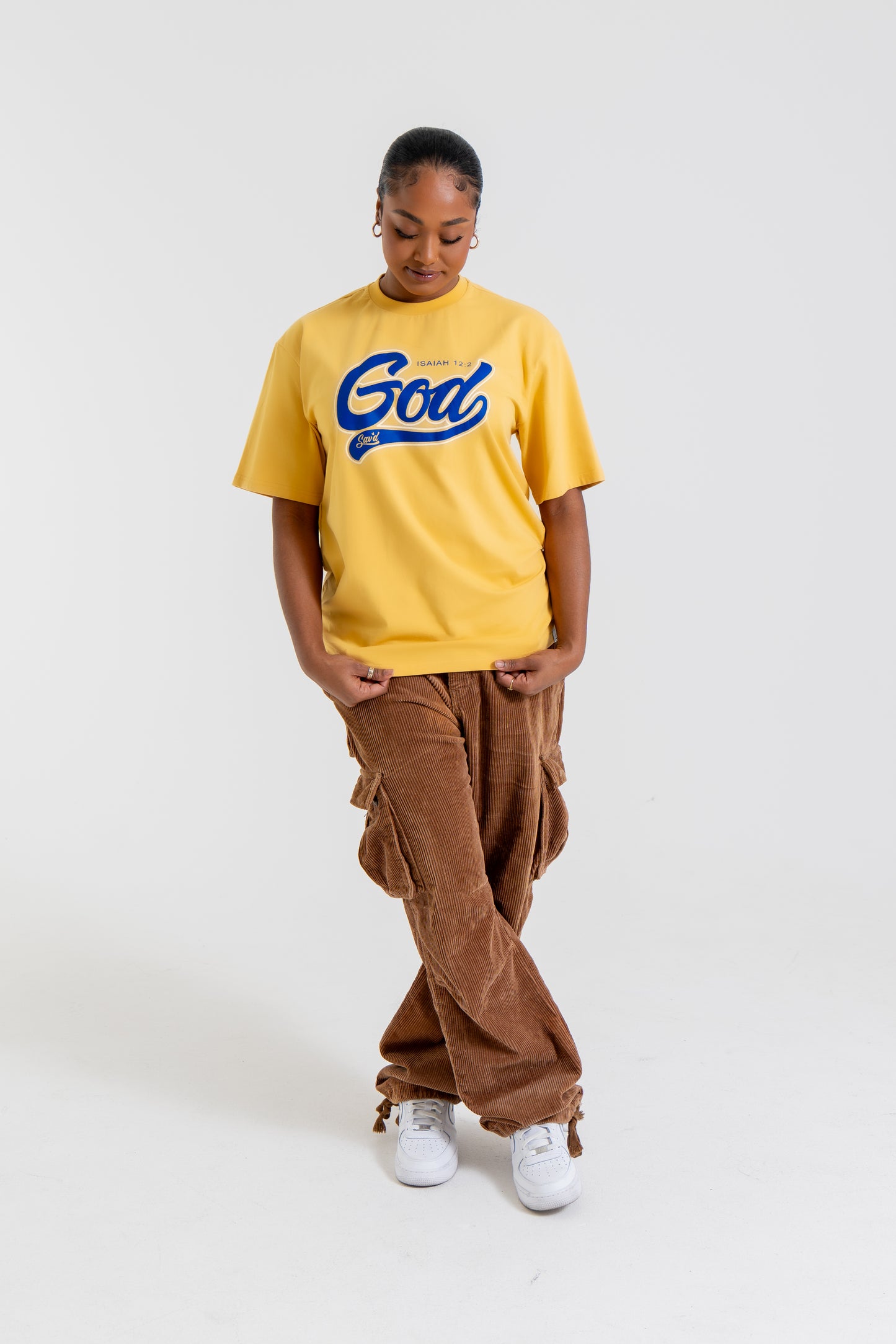 Gold Sav'd God Tee - Christian Comfort & Inspirational T-Shirt