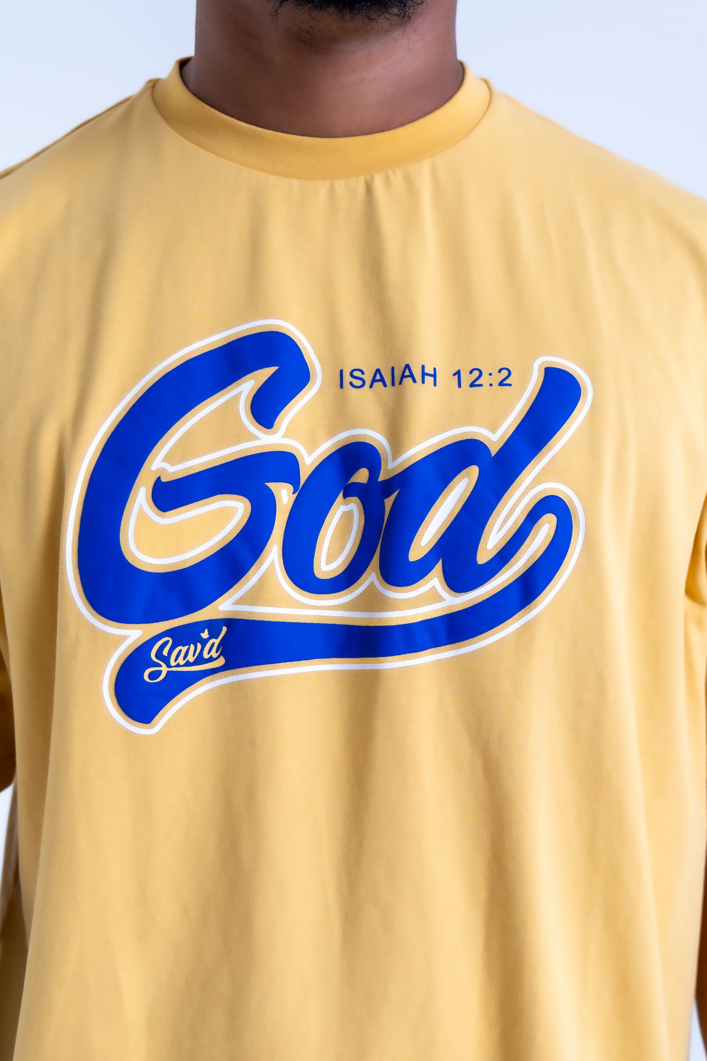 Gold Sav'd God Tee - Christian Comfort & Inspirational T-Shirt