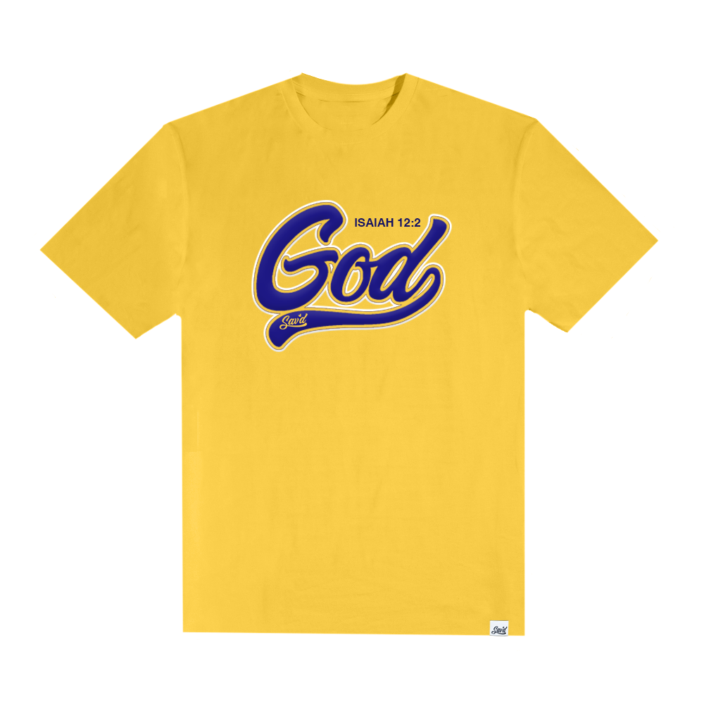 Gold Sav'd God Tee - Christian Comfort & Inspirational T-Shirt
