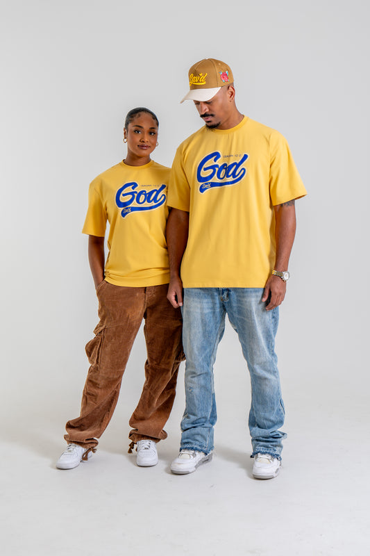 Gold Sav'd God Tee - Christian Comfort & Inspirational T-Shirt