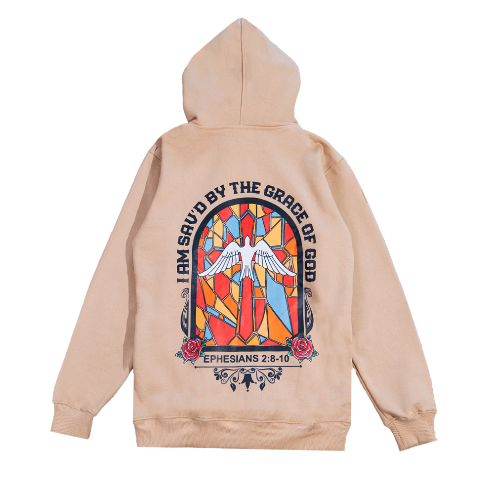 Sav'd Unisex Versatile Zip Hoodie - Faith-Inspired Christian Hoodie