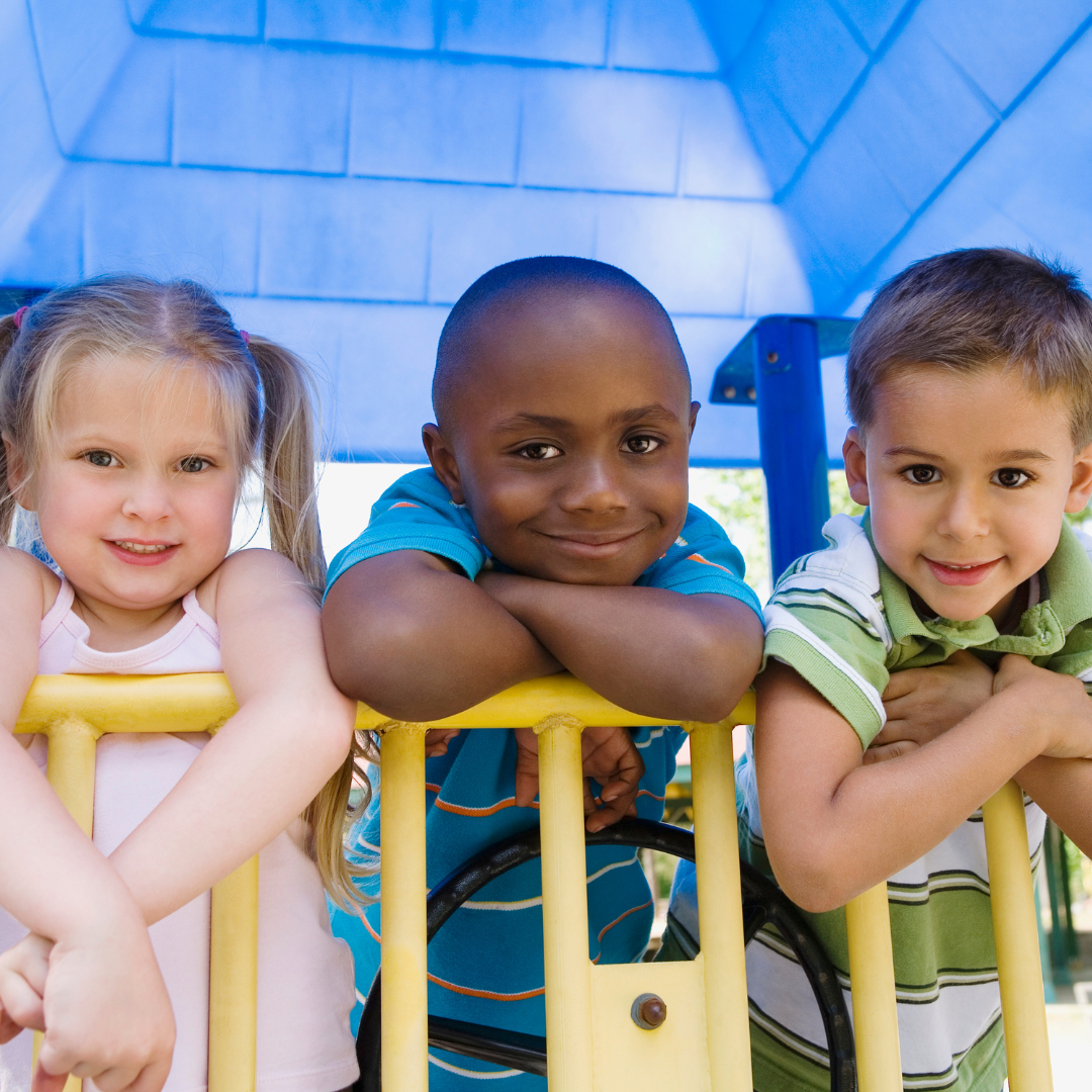 Kids having fun in playground